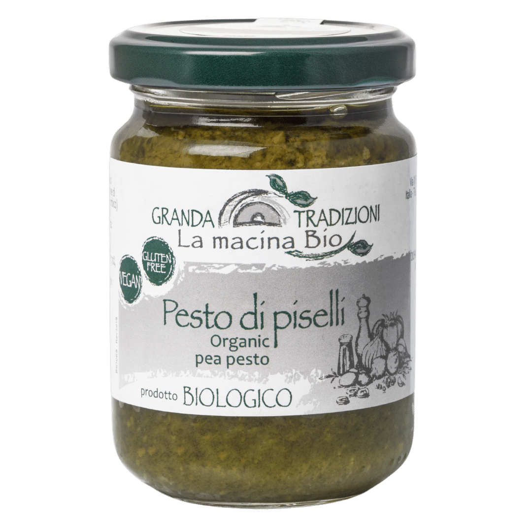 Bio Pesto mit Erbsen, 130 g Bio Pesto mit Erbsen, 130 g von Granda Traditioni