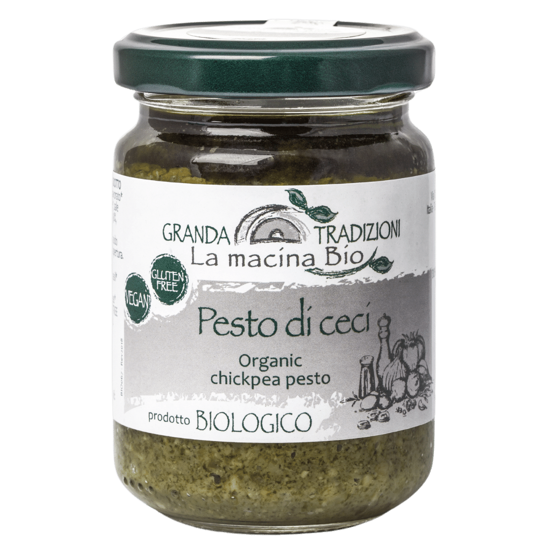 Bio Pesto mit Kichererbsen, 130 g von Granda Traditioni