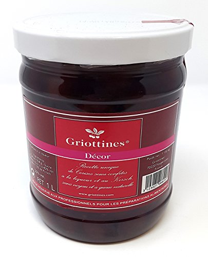 Grandes Brennereien Peurex - Griottines 'Décor' Morello Kirschen mit Stielen in Likör und Kirsch 1liter von Grandes Distilleries Peurex