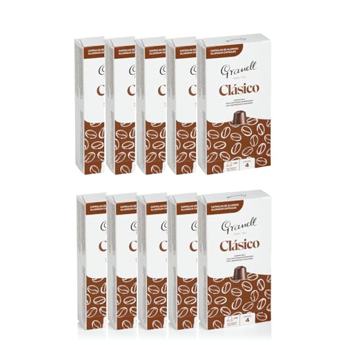 Granell Cafés · 1940 - Daily Blends - Classic Espresso | Kaffeekapseln Nespresso Kompatibel 100% Robusta Kaffee - 100 Aluminium Kaffee Kapseln Granell Cafés · 1940 - Daily Blends - Classic Espresso | Kaffeekapseln Nespresso Kompatibel 100% Robusta Kaffee - 100 Aluminium Kaffee Kapseln von Granell Cafés · 1940
