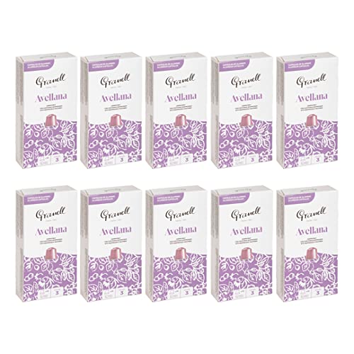 Granell Cafés · 1940 - Flavored - Haselnuss Aromatisierter Espresso | Kaffeekapseln 100% Arabica Kaffee - 100 Aluminium Kaffee Kapseln Granell Cafés · 1940 - Flavored - Haselnuss Aromatisierter Espresso | Kaffeekapseln 100% Arabica Kaffee - 100 Aluminium Kaffee Kapseln von Granell Cafés · 1940