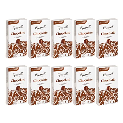 Granell Cafés · 1940 - Flavored - Schokolade Aromatisierter Espresso | Kaffeekapseln 100% Arabica Kaffee - 100 Aluminium Kaffee Kapseln von Granell Cafés · 1940