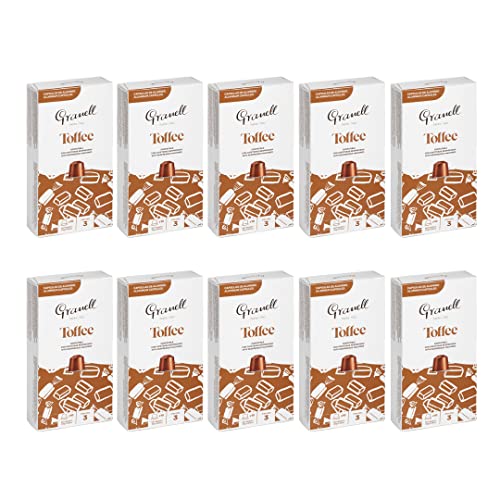Granell Cafés · 1940 - Flavored - Toffee Aromatisierter Espresso | Kaffeekapseln 100% Arabica Kaffee - 100 Aluminium Kaffee Kapseln Granell Cafés · 1940 - Flavored - Toffee Aromatisierter Espresso | Kaffeekapseln 100% Arabica Kaffee - 100 Aluminium Kaffee Kapseln von Granell Cafés · 1940
