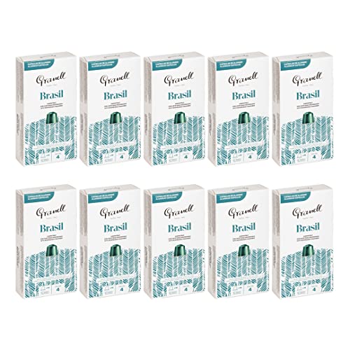 Granell Cafés · 1940 - Pure Origin - Espresso Café Do Brasil | Kaffeesorte aus Brasilien Kaffeekapseln 100% Arabica Kaffee - 100 Aluminium Kaffee Kapseln Granell Cafés · 1940 - Pure Origin - Espresso Café Do Brasil | Kaffeesorte aus Brasilien Kaffeekapseln 100% Arabica Kaffee - 100 Aluminium Kaffee Kapseln von Granell Cafés · 1940