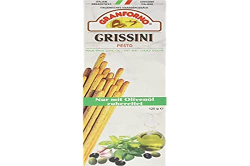 Granforno Grissini Pesto 125 g, 1er Pack (1 x 0.125 kg) von GRANFORNO
