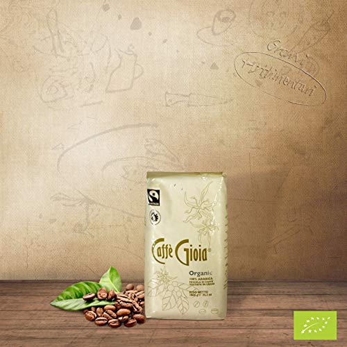 Caffè Gioia 100 % Arabica Bohnen -Bio, Fairtrade 250gr original italienischer Espresso, neapolitanische Röstung! Caffè Gioia 100 % Arabica Bohnen -Bio, Fairtrade 250gr original italienischer Espresso, neapolitanische Röstung! von Grani Alimentari