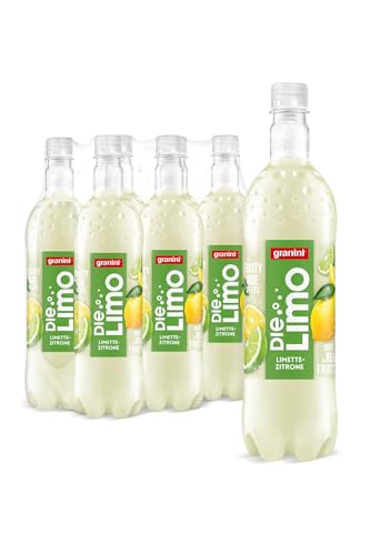 Die Limo von granini Limette-Zitrone (6x 1l), natürlich erfrischend, mit Geschmack aus echten Früchten, ohne Süßungsmittel und Konservierungsstoffe, vegan von Die Limo von granini