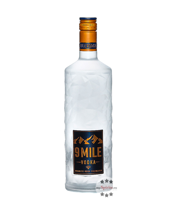 9 Mile Vodka  (37,5 % Vol., 1,0 Liter) von Granite Rock Distillery