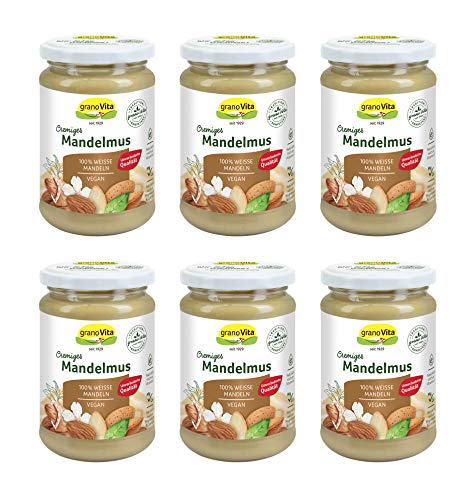 Cremiges MANDELMUS 100% Mandeln Granovita 6x500g NEU von Grano Vita