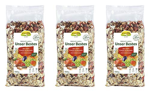 UNSER BESTES MÜSLI Granovita 3x1000g NEU von Grano Vita