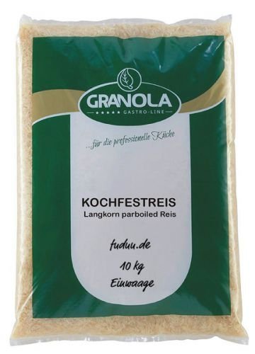 Langkorn parboiled Reis 10 kg (kochfest) von Granola
