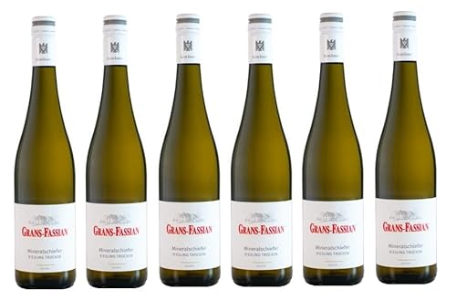 6x 0,75l - 2023er - Weingut Grans-Fassian - Mineralschiefer - Riesling - VDP.Gutswein - Qualitätswein Mosel - Deutschland - Weißwein trocken 6x 0,75l - 2023er - Weingut Grans-Fassian - Mineralschiefer - Riesling - VDP.Gutswein - Qualitätswein Mosel - Deutschland - Weißwein trocken von Grans-Fassian