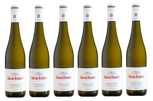 6x 0,75l - Grans-Fassian - Mineralschiefer - Riesling - VDP.Gutswein - Qualitätswein Mosel - Deutschland - Weißwein trocken von Grans-Fassian