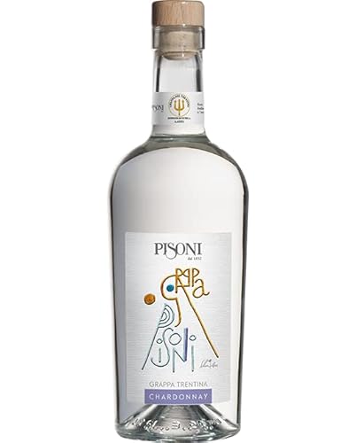 Grappa Chardonnay Pisoni Italien (1 x 0,7 Ltr) (Chardonnay) von Grappa Chardonnay Pisoni