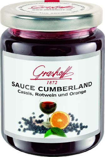 Grashoff Cumberlandsauce, 200 ml, 3er Pack (3 x 200 ml) von Grashoff 1872