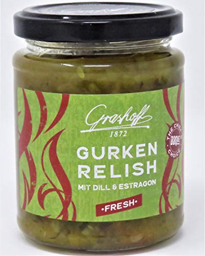 200ml GRASHOFF Gurkenrelish mit Kräutern u. Gewürzen - 200ml GRASHOFF Gurkenrelish mit Kräutern u. Gewürzen - von Grashoff