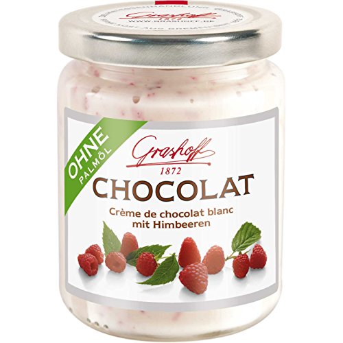 Grashoff CHOCOLAT weiße Schoko-Creme mit Himbeeren 250 g von Grashoff