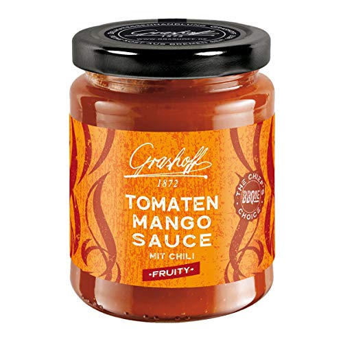 Grashoff Tomaten-Mango-Sauce | Glutenfrei | Lactosefrei | Vegetarisch | 200 ml von Grashoff