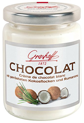 Grashoff - Chocolat 'Crème de chocolat blanc mit Kokosflocken' - 250 GR von Grashoff