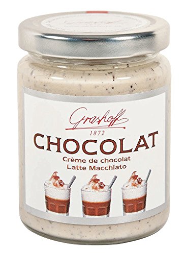 Schokoladenaufstrich CHOCOLAT mit weißer Schokolade & Latte Macchiato von Grashoff, 250g von Grashoff