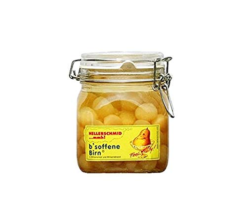 Hellerschmid B'soffene Birn Birnenbällchen eingelegt in eine süße Mischung aus Williams-Likör und Williams-Brand 0,75 Liter Hellerschmid B'soffene Birn Birnenbällchen eingelegt in eine süße Mischung aus Williams-Likör und Williams-Brand 0,75 Liter von Grassl