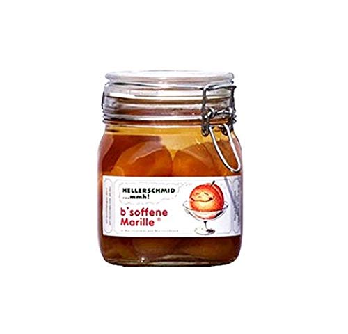Hellerschmid B'soffene Marille Marillenhälften eingelegt in Marillenlikör und Marillenbrand 0,75 Liter Hellerschmid B'soffene Marille Marillenhälften eingelegt in Marillenlikör und Marillenbrand 0,75 Liter von Grassl