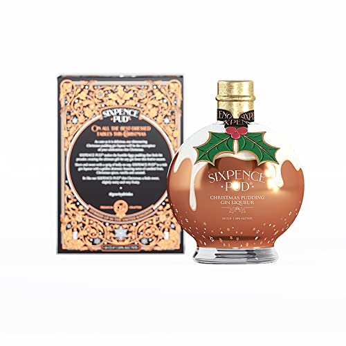 Sixpence Pud Christmas Pudding Gin Liqueur 20% Vol. 0,5l in Geschenkbox Sixpence Pud Christmas Pudding Gin Liqueur 20% Vol. 0,5l in Geschenkbox von Gravity Drinks