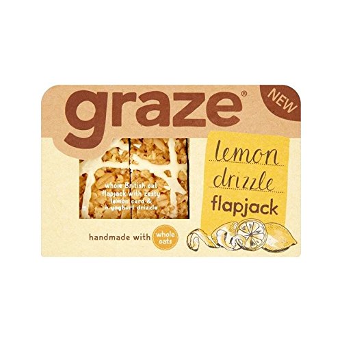 Grasen 53G Zitrone Sprühregen Flapjack - Packung mit 2 von Graze