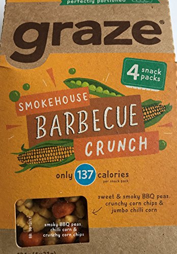 Graze Smokehouse Barbecue Crunch 4 x 31 g (4 Stück) von Graze