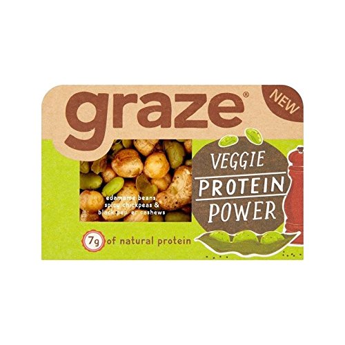 Veggie Protein Power Snack 28G Grasen - Packung mit 6 von Graze