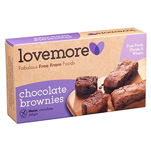 Lovemore Chocolate Brownies 180g - 6er Pack von The Great British Confectionery Company