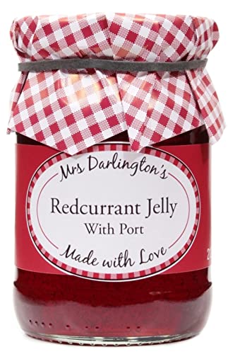 Mrs Darlington's Johannisbeere Jelly mit Port, 212 g von Great British Confectionery Company