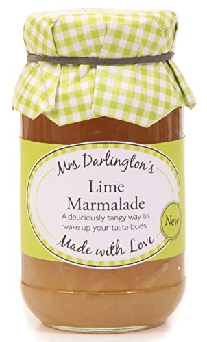 Mrs Darlington's Limetten-Marmelade, 340 g, 6 Stück von Great British Confectionery Company