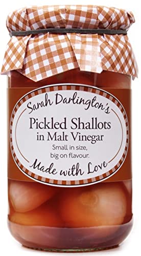 Mrs Darlingtons Eingelegte Schalotten in Malzessig 439g von The Great British Confectionery Company