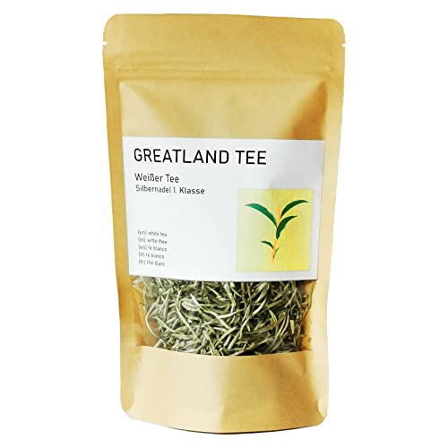 GREATLAND Weißer Tee Silbernadel Indonesischer Tee Erste Klasse – 50 g GREATLAND Weißer Tee Silbernadel Indonesischer Tee Erste Klasse – 50 g von Greatland