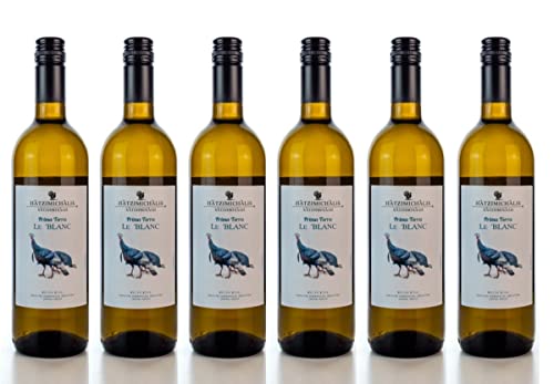6x Prima Terra Weißwein trocken je 750ml 14% Vol. Hatzimichalis Wein Set Griechenland + 2x10ml Olivenöl von Greek
