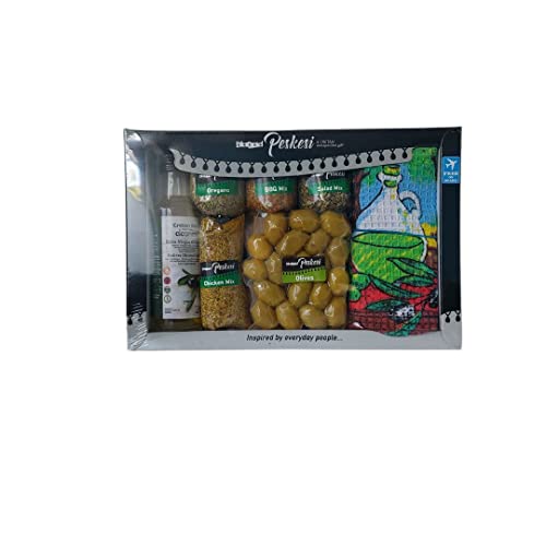 Geschenk Box Set CRETOSOPHY Olivenöl mit Oliven, Gewürzen und Handtuch - kleine Aufmerksamkeit Kreta Griechenland Geschenk Box Set CRETOSOPHY Olivenöl mit Oliven, Gewürzen und Handtuch - kleine Aufmerksamkeit Kreta Griechenland von Greek