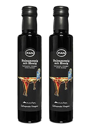 Premium Balsamico Essig mit Honig – Mild & Aromatisch | Griechischer Balsamico 2 x 250ml, Feinkost aus Griechenland Premium Balsamico Essig mit Honig – Mild & Aromatisch | Griechischer Balsamico 2 x 250ml, Feinkost aus Griechenland von PAN