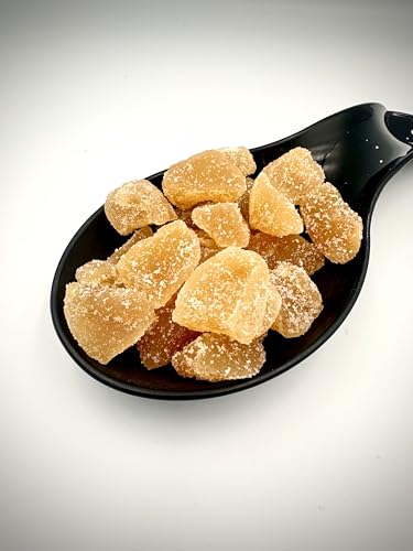 Kristallisierte Ingwer Trockenfrüchte 30 g – 4,9 kg ohne Zuckerzusatz – Zingiber Officinale (150 g) von GreekHerbay