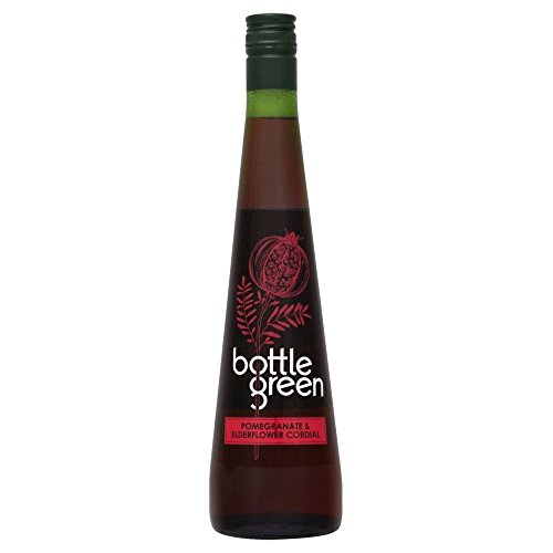 Bottle Pomegranate & Elderflower Cordial (500 ml) - Packung mit 2 von Green Bottle
