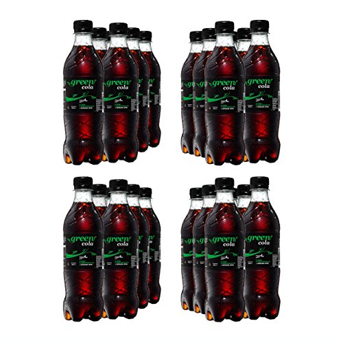 Green Cola Getränk Zuckerfrei Aspatamefrei Ohne Konservierungsstoffe Nur Natürliche Aromen inkl. Pfand (PET Flasche 0,5l 24er Pack) von Green Cola