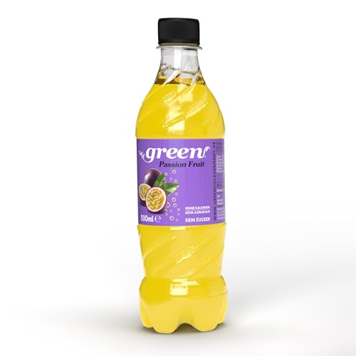 Green Passion Fruit-Getränk - 500 ml PET, 6er-Pack, keine Kalorien, kein Aspartan, kein Zucker von Green Cola