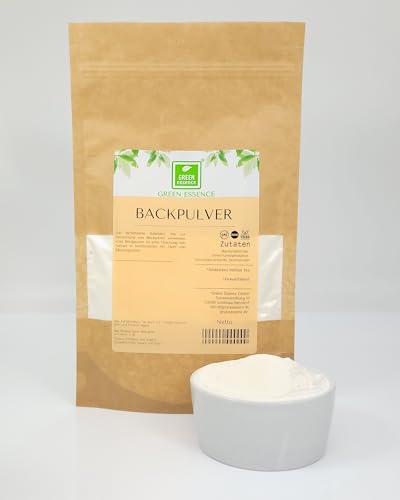 Back Pulver 250gr von der Grünen Essenz - Zusatzstoff zum Backen von Kuchen - Backpulver - Lebensmittelqualität - Natron Backpulver - glutenfrei - vegan von Green Essence