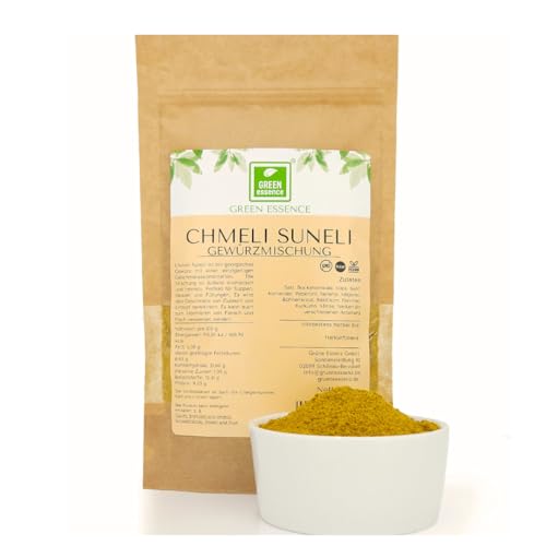 Chmeli-Suneli georgische Gewürzmischung 500 g von der Grünen Essenz - getrocknete Kräuter - traditionelle Kräutermischung - Khmeli Gewürz - aromatische Kräutermischung für Marinaden (500 g) von Green Essence