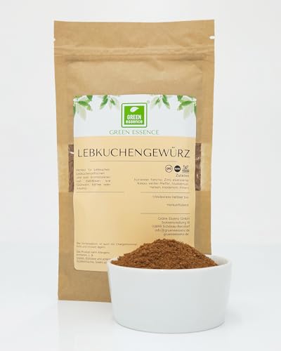 Lebkuchengewürz 100g - von der Grünen Essenz - Lebkuchengewürzmischung - Lebkuchen Gewürz mit Zimt und Nelken - natürliche Gewürzmischung zum Backen von Spekulatius Lebkuchengewürz 100g - von der Grünen Essenz - Lebkuchengewürzmischung - Lebkuchen Gewürz mit Zimt und Nelken - natürliche Gewürzmischung zum Backen von Spekulatius von Green Essence