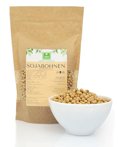 Sojabohne 1000g von der Grünen Essenz - Ersatz für Fleisch und Fisch - Sojabohnen getrocknet - vegan Sojabohne 1000g von der Grünen Essenz - Ersatz für Fleisch und Fisch - Sojabohnen getrocknet - vegan von Green Essence