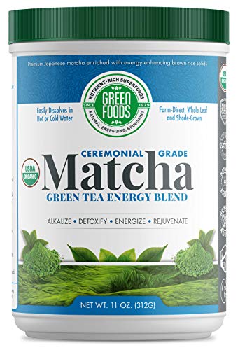 Organic Matcha Green Tea, 11 oz (312 g) - Green Foods Corporation - Qty 1 von Green Foods