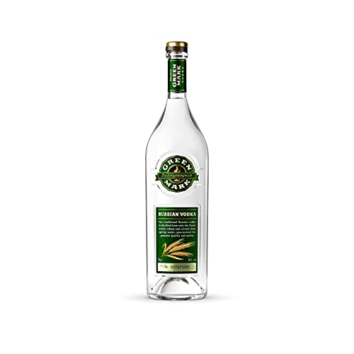 Green Mark Vodka (1 x 700 ml), Traditionsvodka aus Russland, russischer Vodka mit Rezeptur aus der Sowjetunion, klassischer Vodka 38 % Alk. von Green Mark
