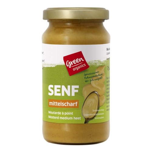Green Organics Senf, mittelscharf, 200ml (1) von Greenorganics