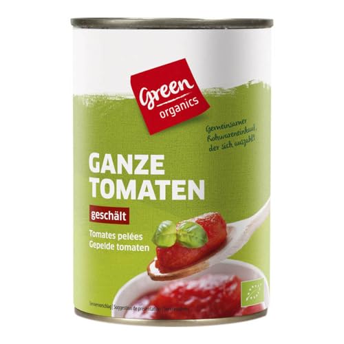 Green Organics Tomaten geschält, Dose, 400g (2) von Greenorganics